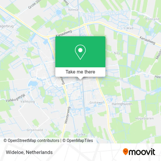 Wideloe map