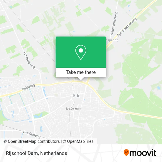 Rijschool Dam map