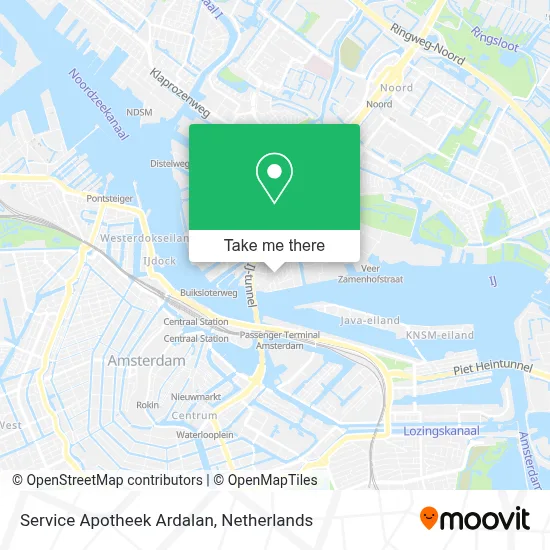 Service Apotheek Ardalan map
