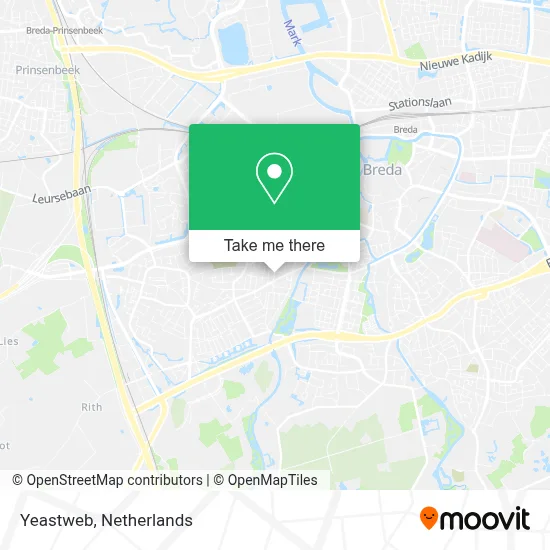 Yeastweb map