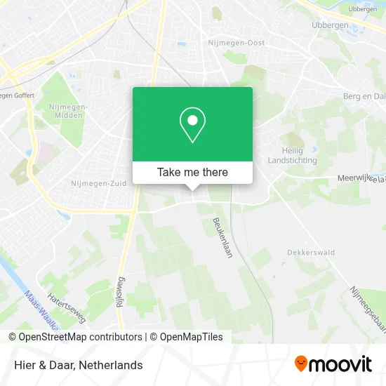 Hier & Daar map