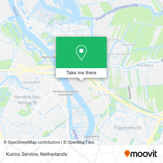Kurios Service map
