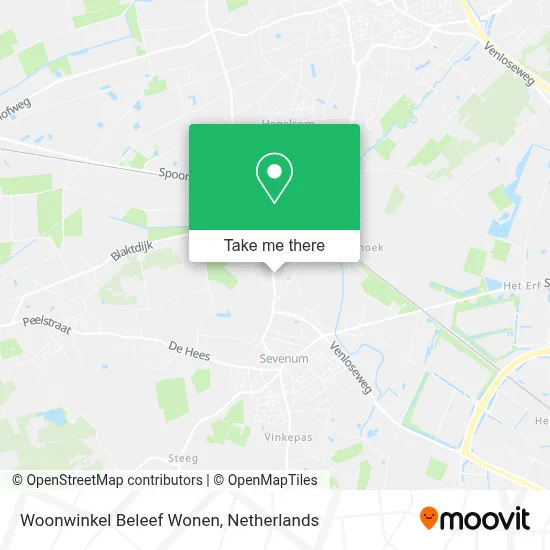 Woonwinkel Beleef Wonen map