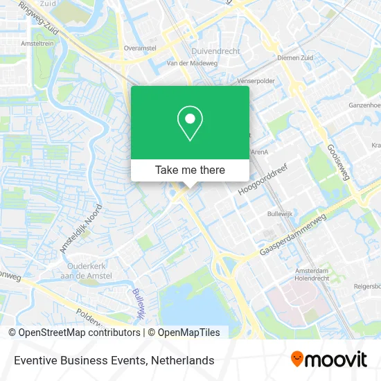 Eventive Business Events map