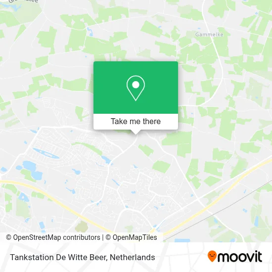 Tankstation De Witte Beer map