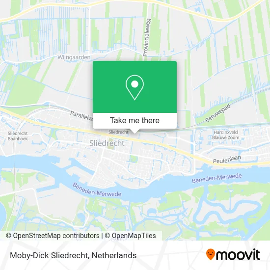 Moby-Dick Sliedrecht map
