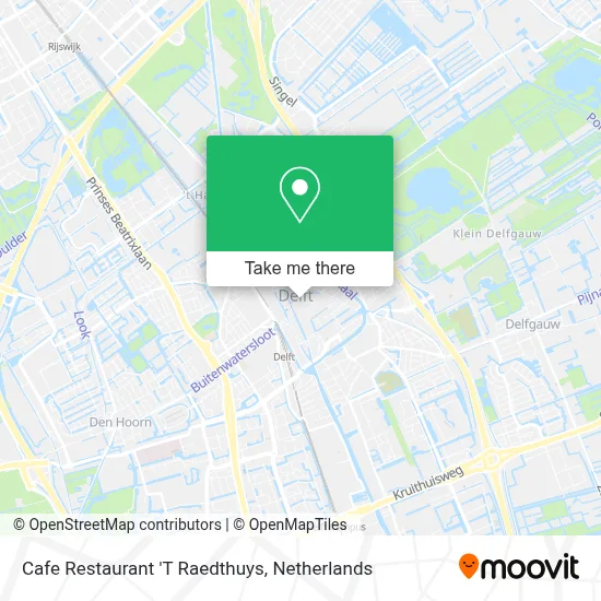 Cafe Restaurant 'T Raedthuys map