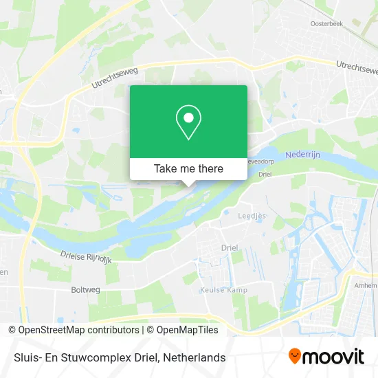 Sluis- En Stuwcomplex Driel map