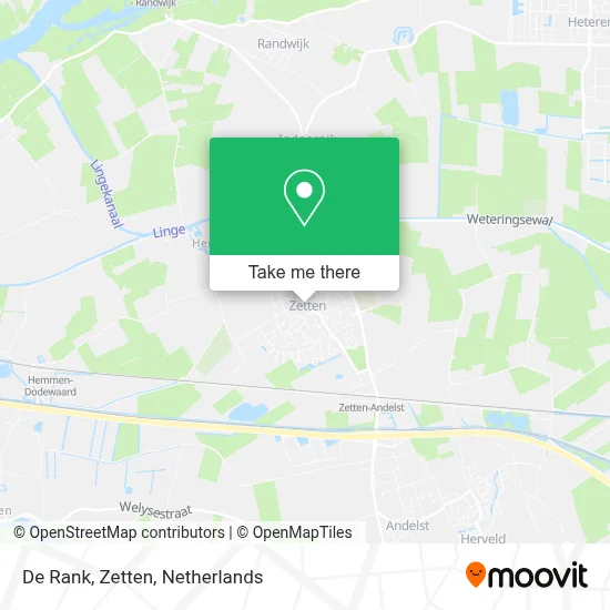 De Rank, Zetten map