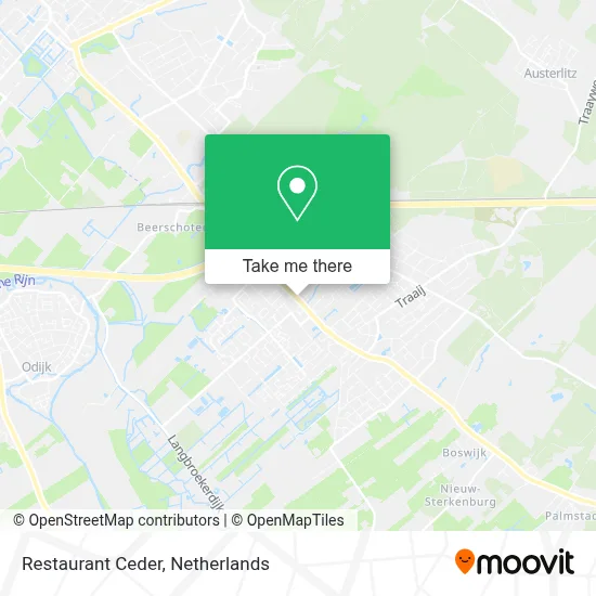 Restaurant Ceder map