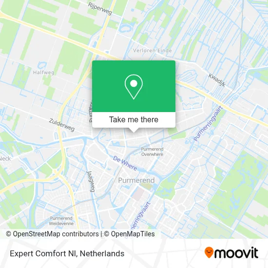 Expert Comfort Nl map