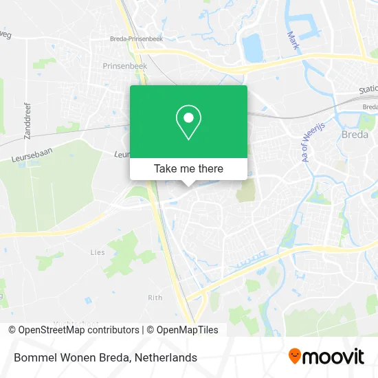 Bommel Wonen Breda map