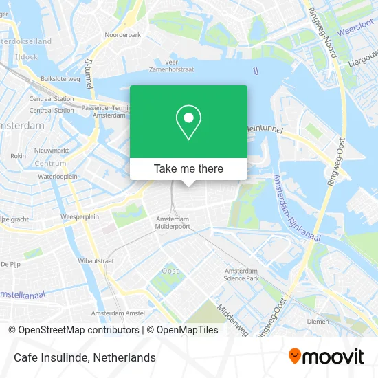 Cafe Insulinde map