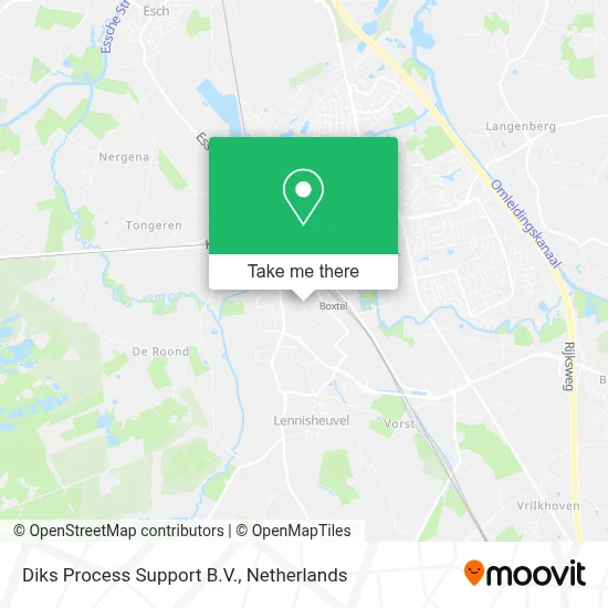 Diks Process Support B.V. map