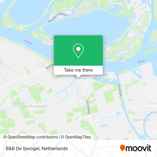 B&B De Ijsvogel map