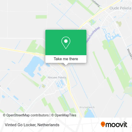 Vinted Go Locker map