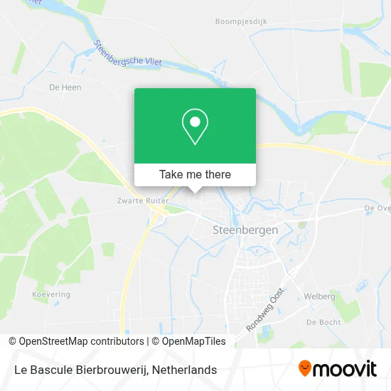 Le Bascule Bierbrouwerij map