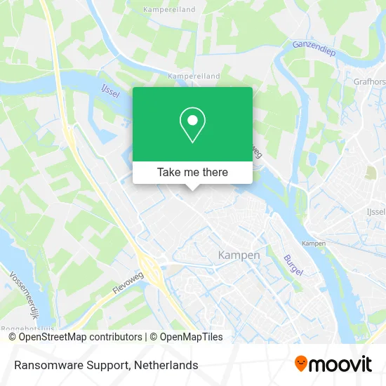 Ransomware Support map