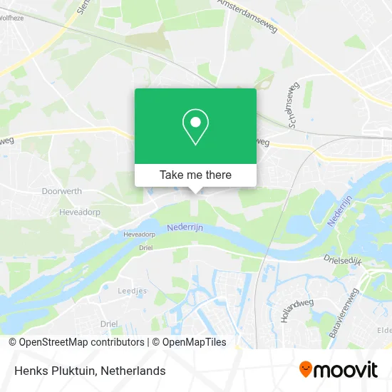 Henks Pluktuin map