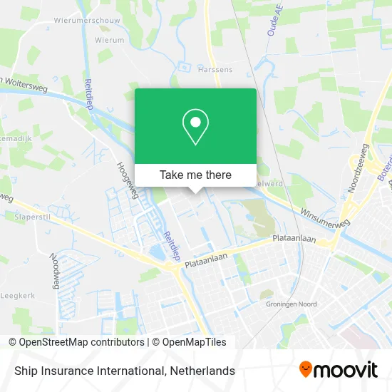 Ship Insurance International map