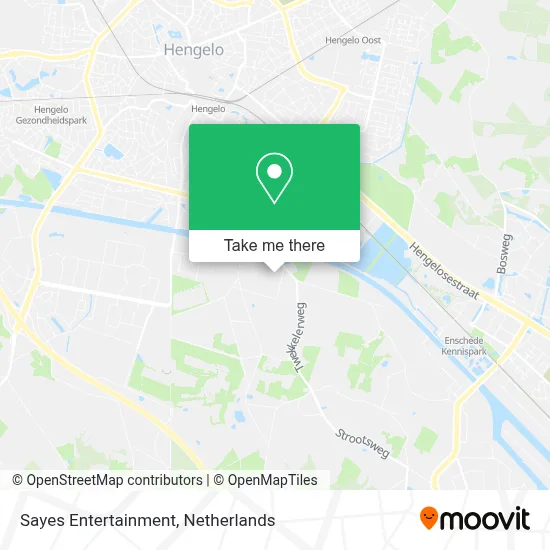 Sayes Entertainment map