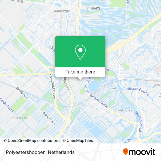 Polyestershoppen map