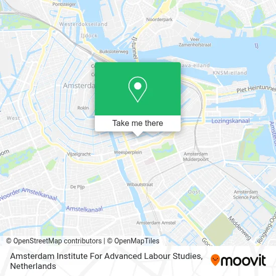 Amsterdam Institute For Advanced Labour Studies map