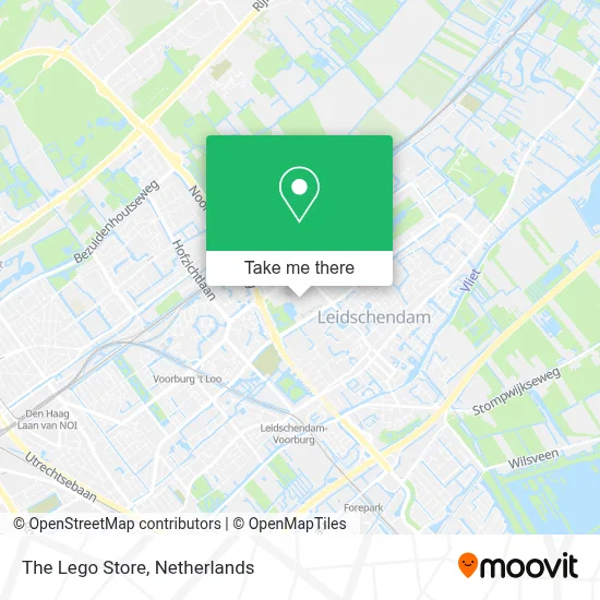 The Lego Store map