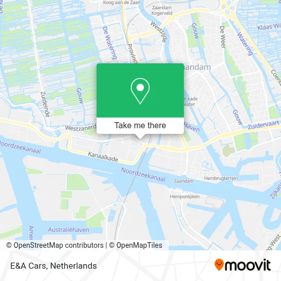 E&A Cars map