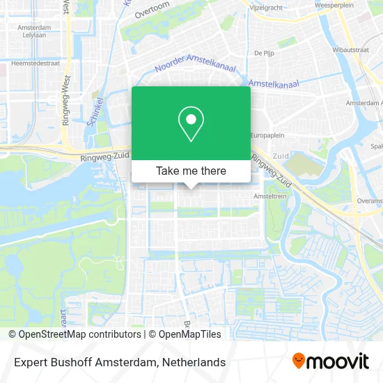 Expert Bushoff Amsterdam map