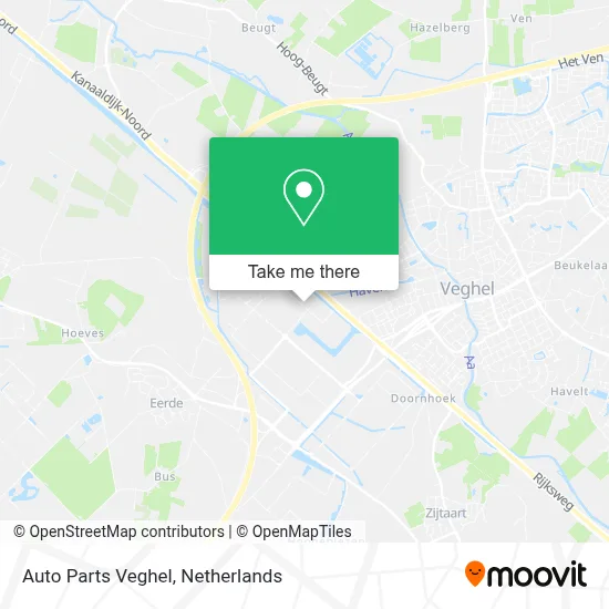 Auto Parts Veghel map