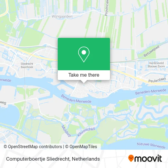 Computerboertje Sliedrecht Karte
