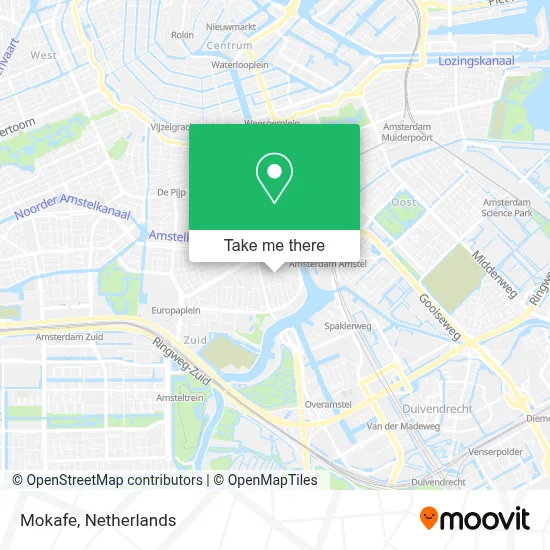 Mokafe map