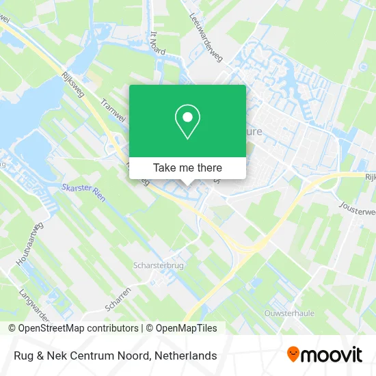Rug & Nek Centrum Noord map