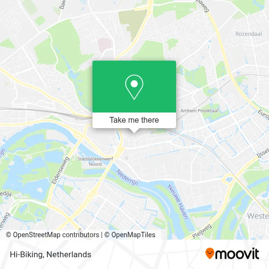 Hi-Biking map