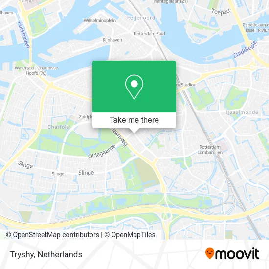 Tryshy map