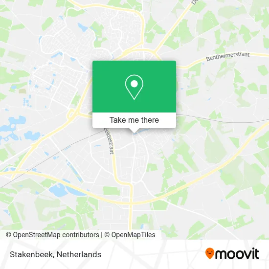 Stakenbeek map