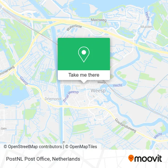 Postnl Postkantoor map