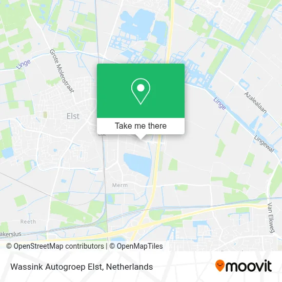 Wassink Autogroep Elst map