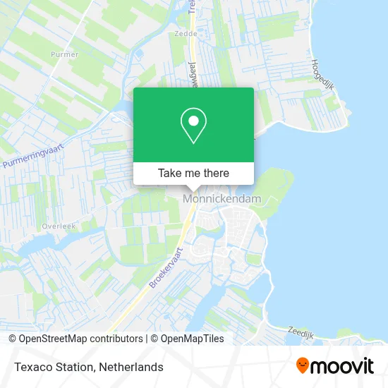 Texaco Station map