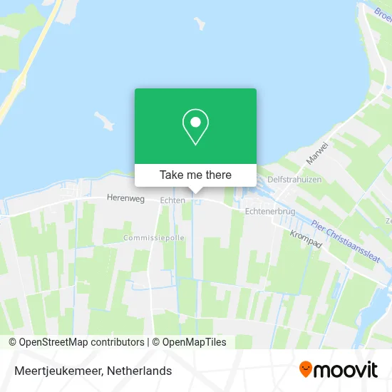 Meertjeukemeer map