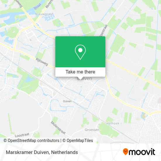 Marskramer Duiven map