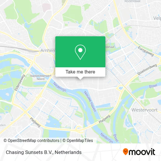 Chasing Sunsets B.V. map