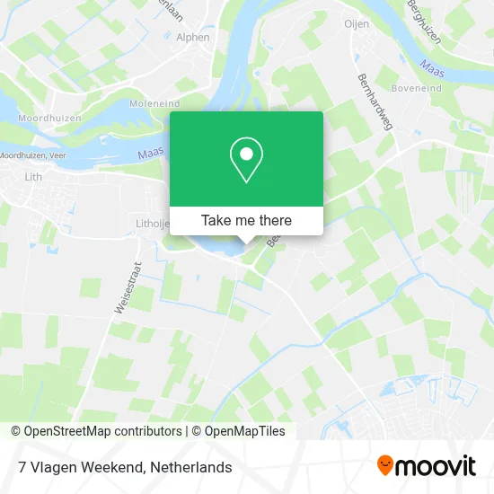 7 Vlagen Weekend map