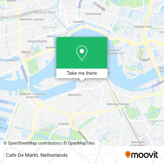 Cafe De Markt map