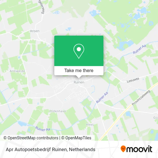 Apr Autopoetsbedrijf Ruinen map