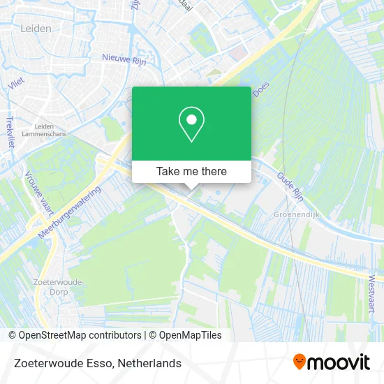Zoeterwoude Esso map