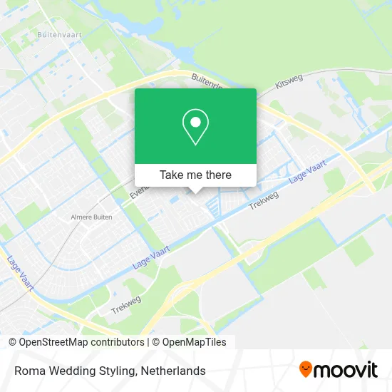 Roma Wedding Styling map