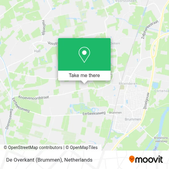 De Overkant (Brummen) map