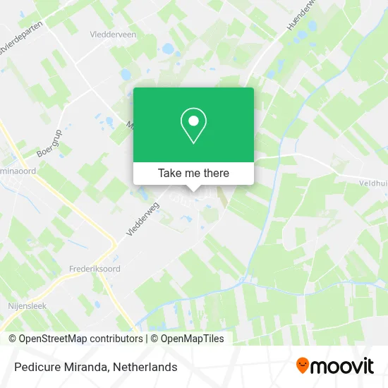 Pedicure Miranda map